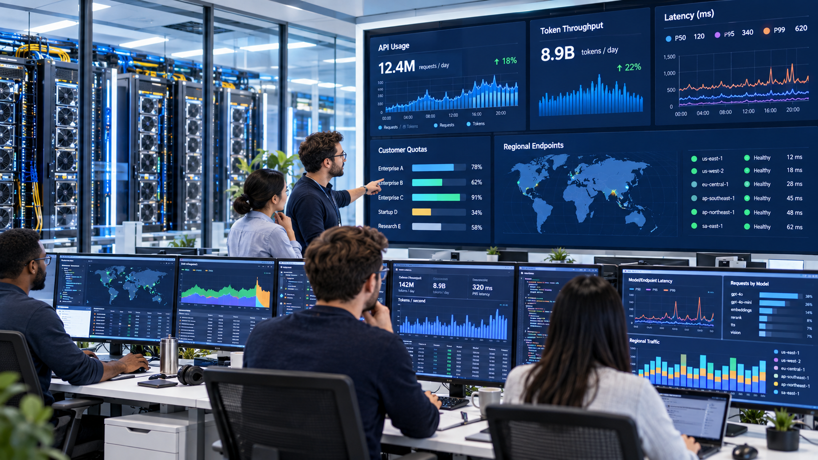 AI platform team operating token services